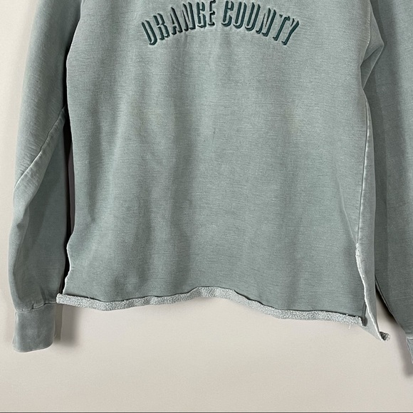 ‘ORANGE COUNTY’ Dusty Mint Sweatshirt - Picture 3 of 11